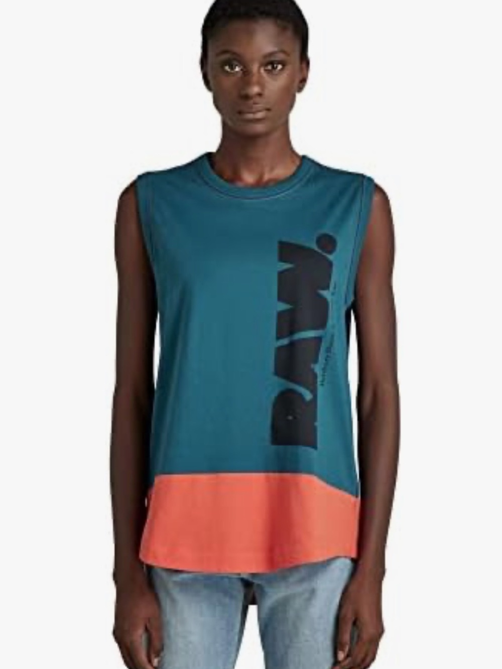 G Star Color Block Tank Top